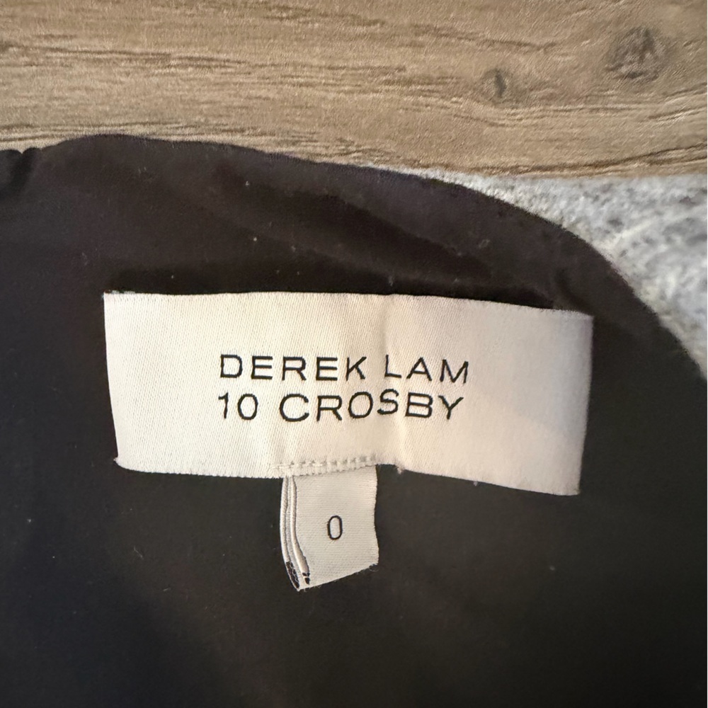 10 Crosby Derek Lam Gray Cutout Mini Dress Size 0 - Picture 4 of 7